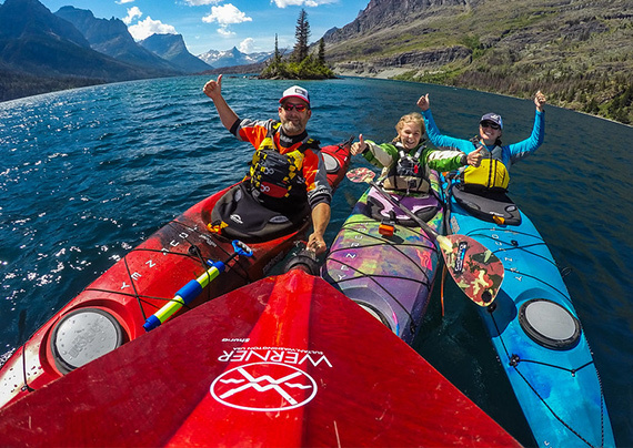 Happy family in Journey limited release Jackson Kayaks
